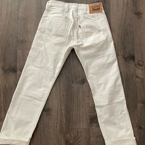 Levi’s white Carpenter jeans